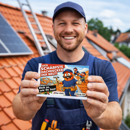 Der schärfste Dachdecker der Welt Geschenk Set - Handwerker Geschenkideen
