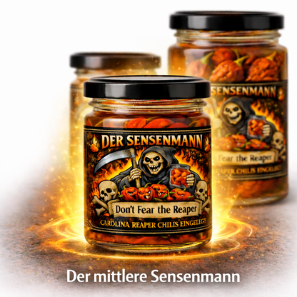 Der Sensenmann - Carolina Reaper Chils eingelegt