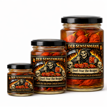 Der Sensenmann - Carolina Reaper Chils eingelegt