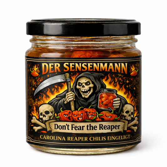 Der Sensenmann - Carolina Reaper Chils eingelegt