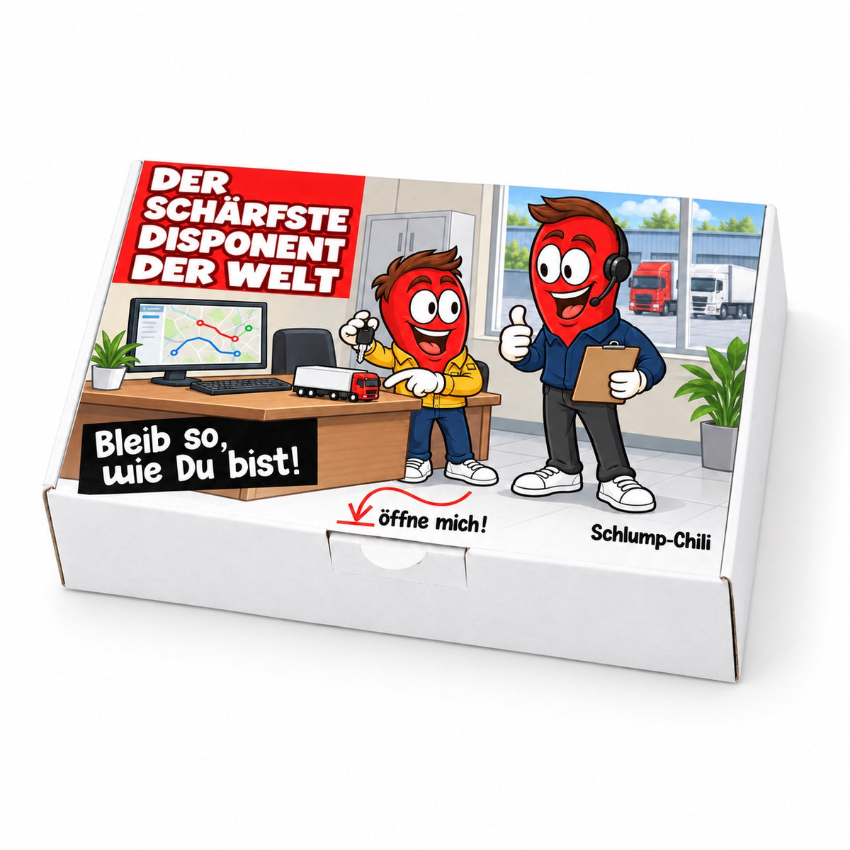 Der schärfste Disponent der Welt – Schrägansicht