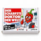 Der schärfste Doktor der Welt – weiße Geschenkbox, Vorderansicht