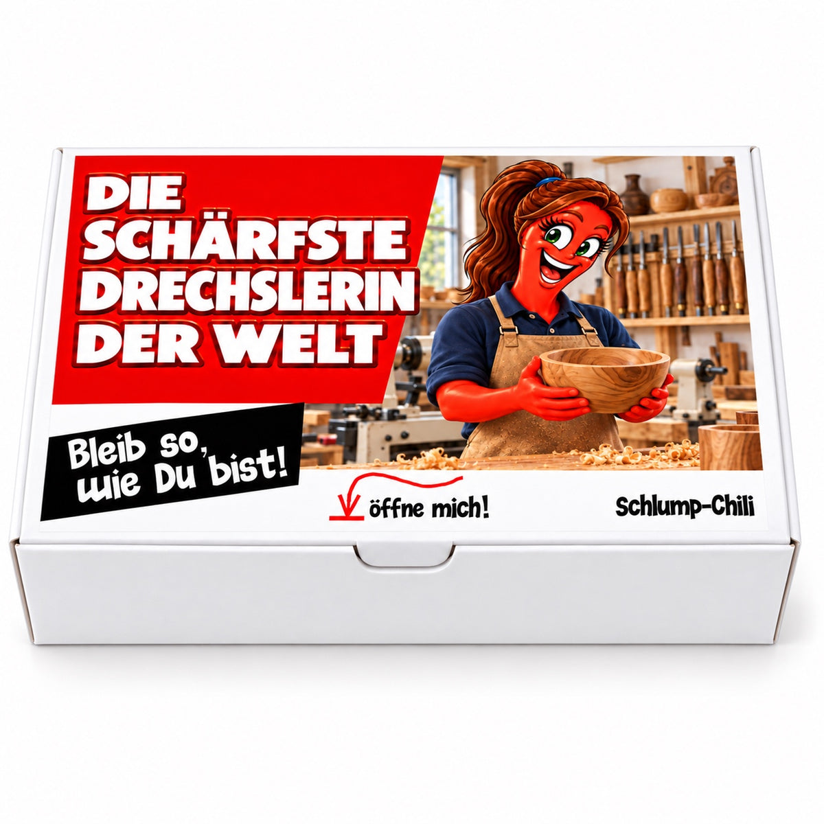Die schärfste Drechslerin der Welt - Ein witziges Geschenk!