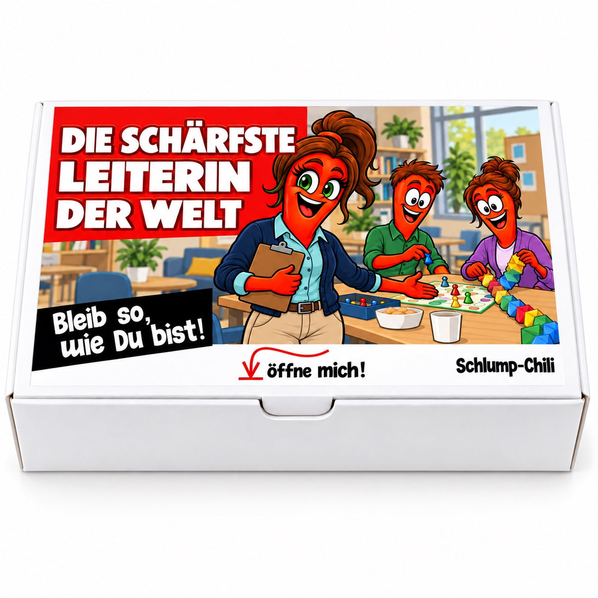 Die schärfste Leiterin der Welt – Einrichtungsleiterin – Frontansicht