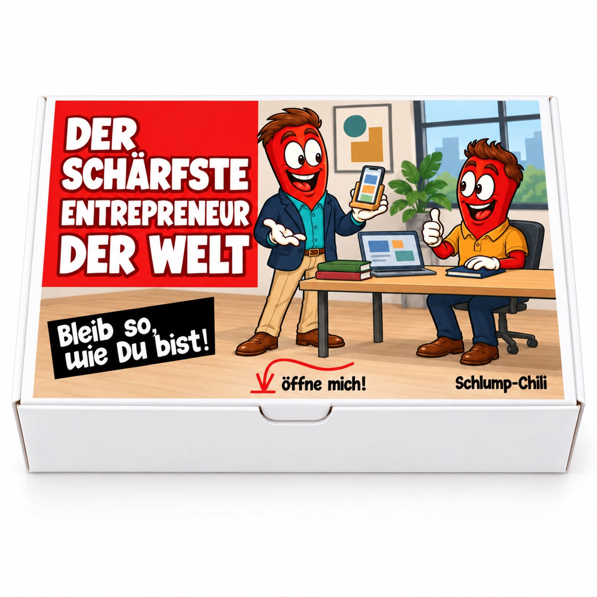 Der schärfste Entrepreneur der Welt – Vorderansicht