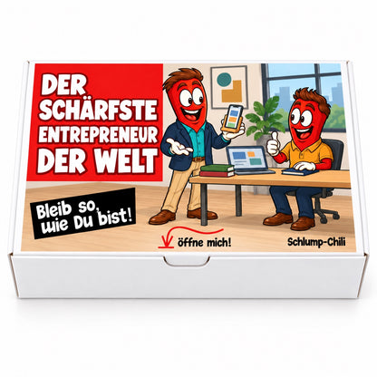 Der schärfste Entrepreneur der Welt – Vorderansicht