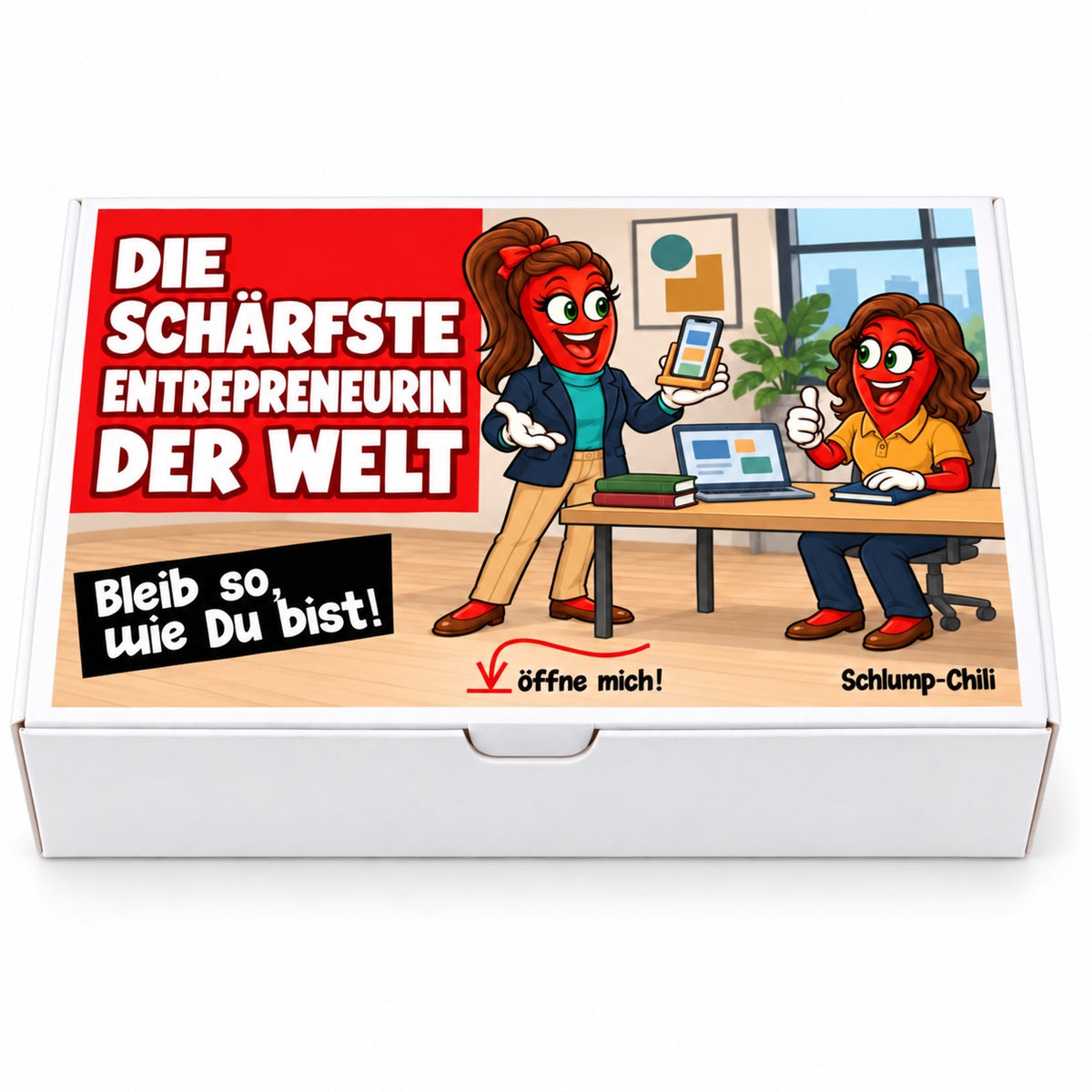 Die schärfste Entrepreneurin der Welt – Vorderansicht
