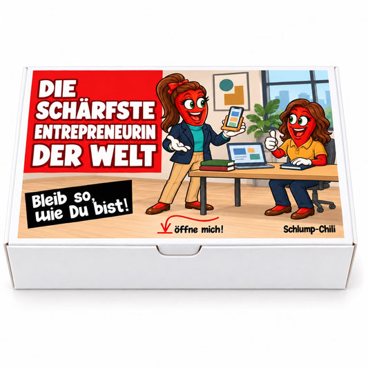 Die schärfste Entrepreneurin der Welt – Vorderansicht