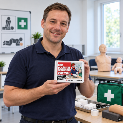 Der schärfste Ersthelfer der Welt – Geschenkidee (AI)