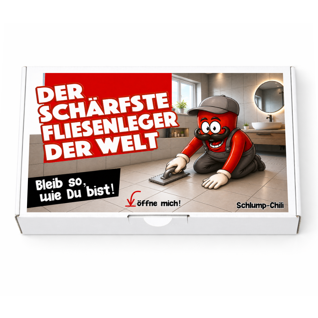 Der schärfste Fliesenleger der Welt - Ein witziges Geschenk für Handwerker im Bau