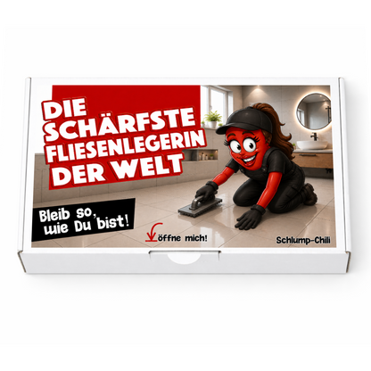 Die schärfste Fliesenlegerin der Welt - Ein witziges Geschenk für die Handwerkerin