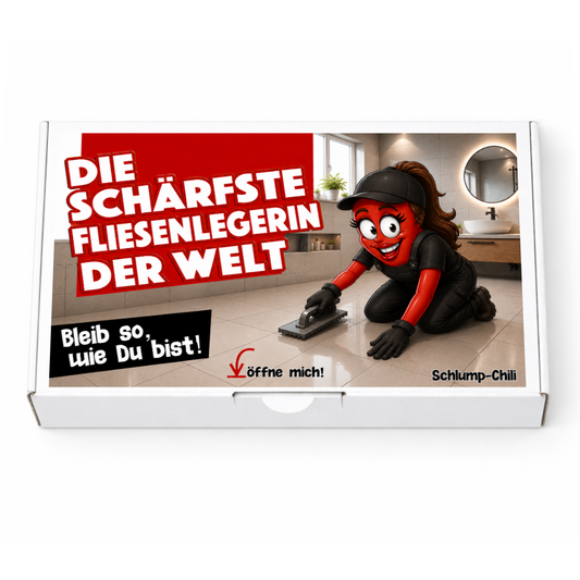 Die schärfste Fliesenlegerin der Welt - Ein witziges Geschenk für die Handwerkerin