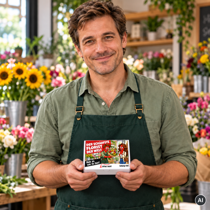 Der schärfste Florist der Welt – Geschenkidee (AI)