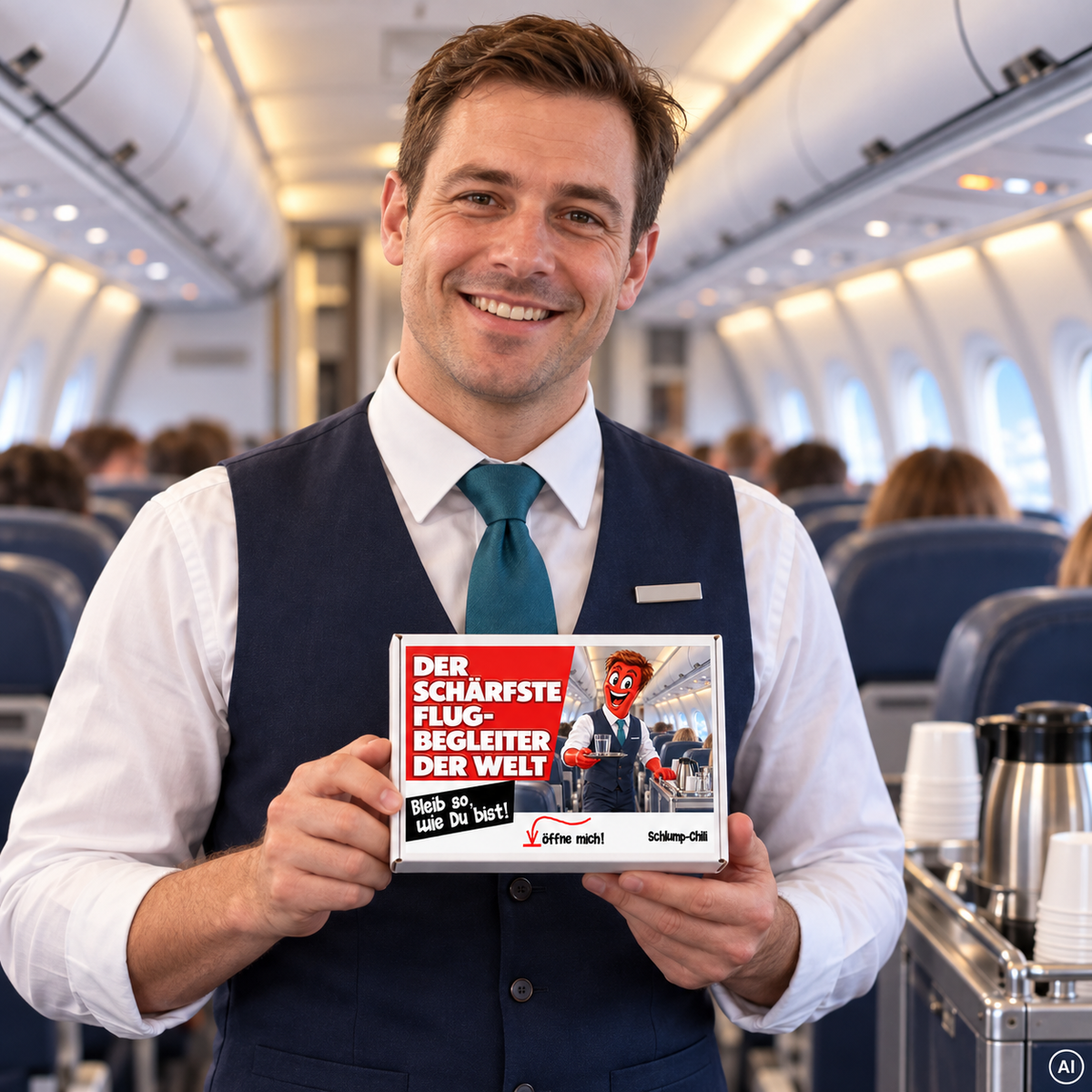 Der schärfste Flugbegleiter der Welt - Ein witziges Geschenk!