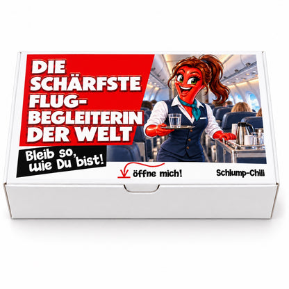 Die schärfste Flugbegleiterin der Welt - Ein witziges Geschenk!