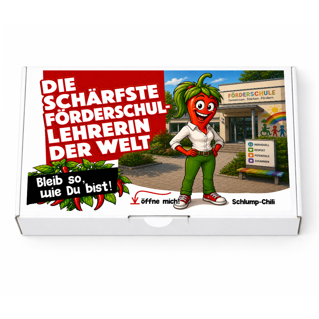 Die schärfste Förderschullehrerin der Welt - Ein witziges Geschenk