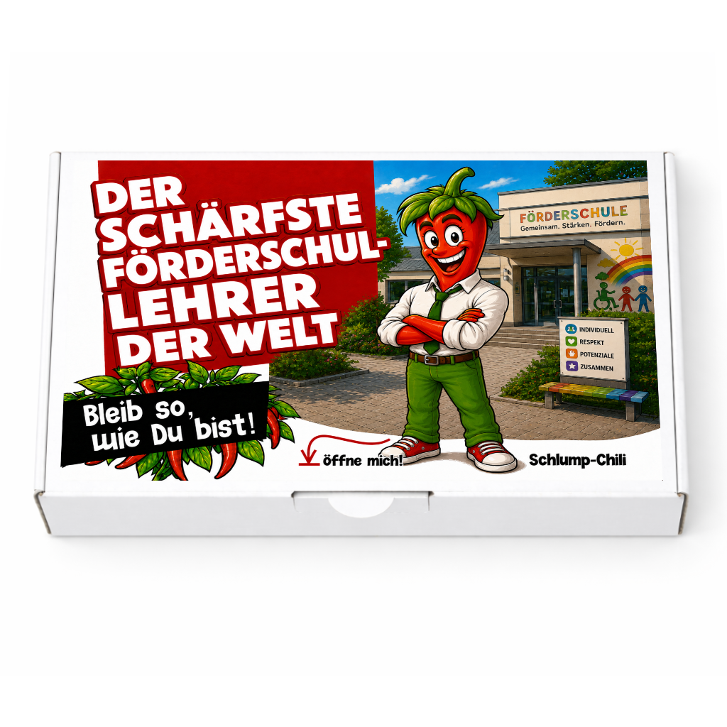 Der schärfste Förderschullehrer der Welt - Ein witziges Geschenk