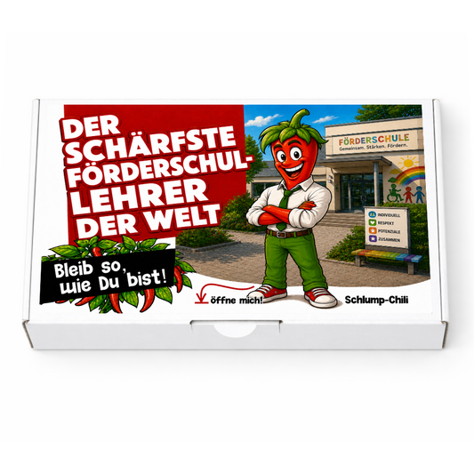 Der schärfste Förderschullehrer der Welt - Ein witziges Geschenk