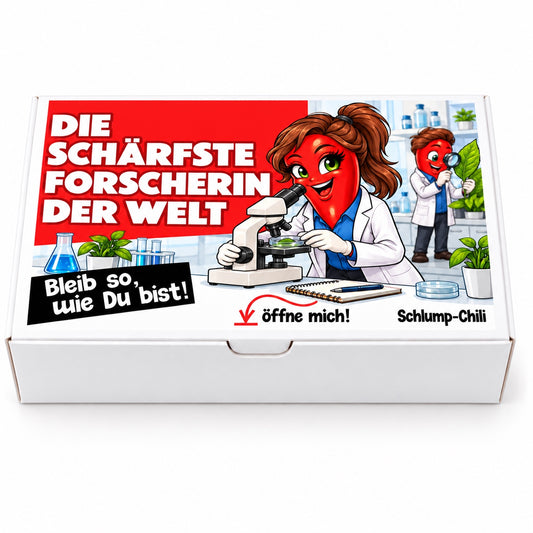 Die schärfste Forscherin der Welt – Geschenkschachtel frontal