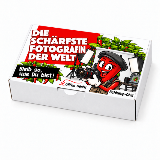Die schärfste Fotografin der Welt - Ein witziges Geschenk!