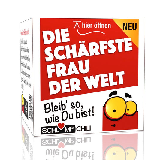 Lustiges Chili Präsent Set für eine Frau 