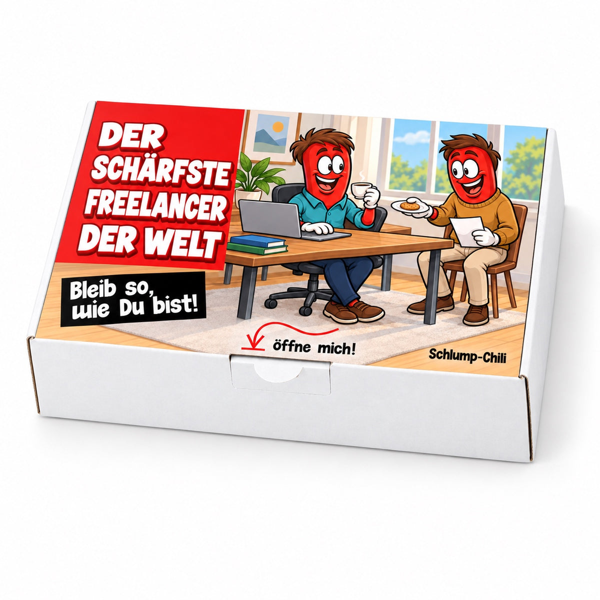 Der schärfste Freelancer der Welt – Schrägansicht