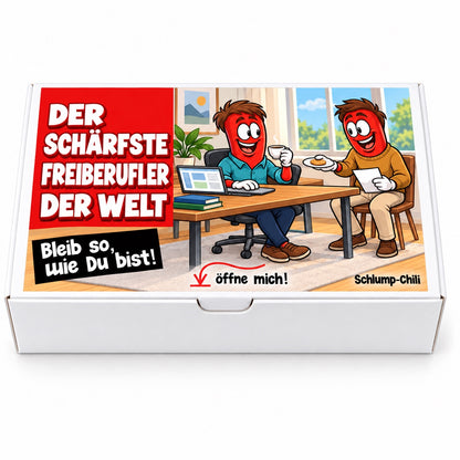 Der schärfste Freiberufler der Welt – Vorderansicht