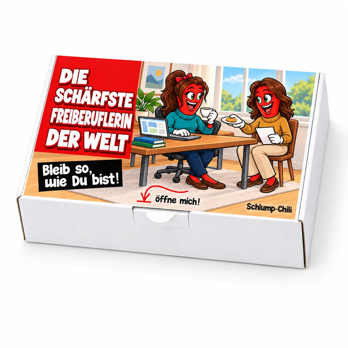 Die schärfste Freiberuflerin der Welt – Schrägansicht