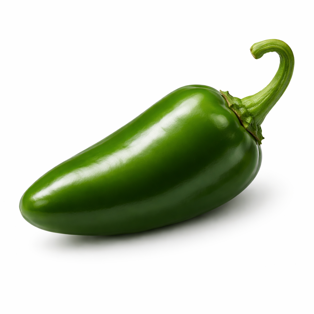 Frische Jalapeño Chili (rot, gelb, grün)