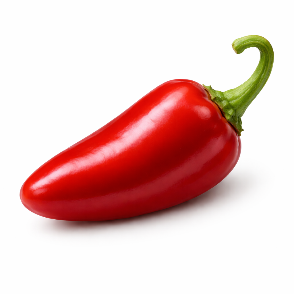 Frische Jalapeño Chili (rot, gelb, grün)