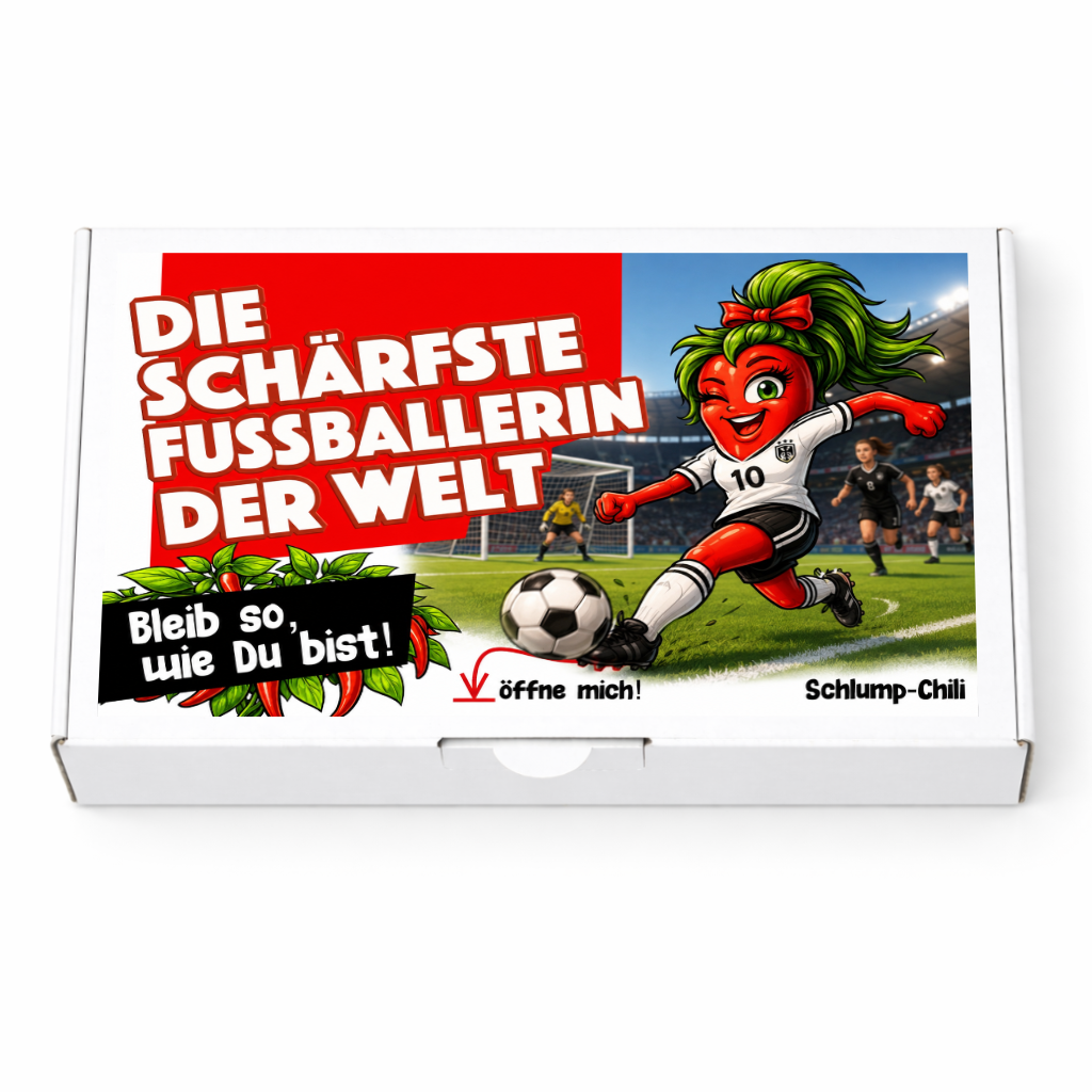 Die schärfste Fußballerin der Welt witziges Geschenk Set für Fußballspielerinnen