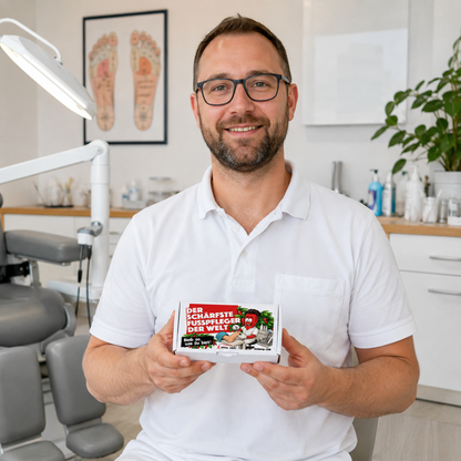 Der schärfste Fußpfleger der Welt Geschenk Set für den Podologin