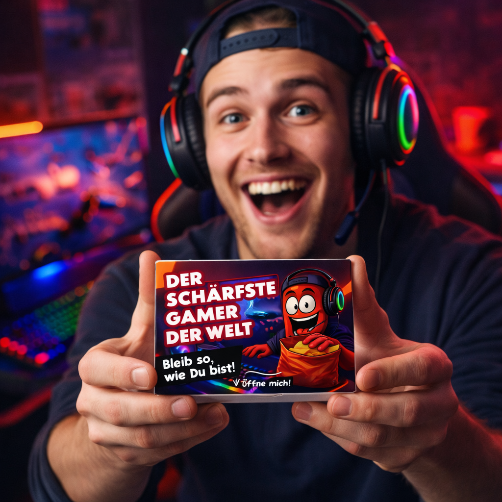 Der schärfste Gamer der Welt 🎮 Geschenk Set für Zocker