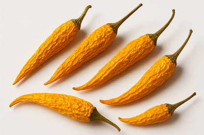 gelbe ganze lange getrocknete Cayenne Chili