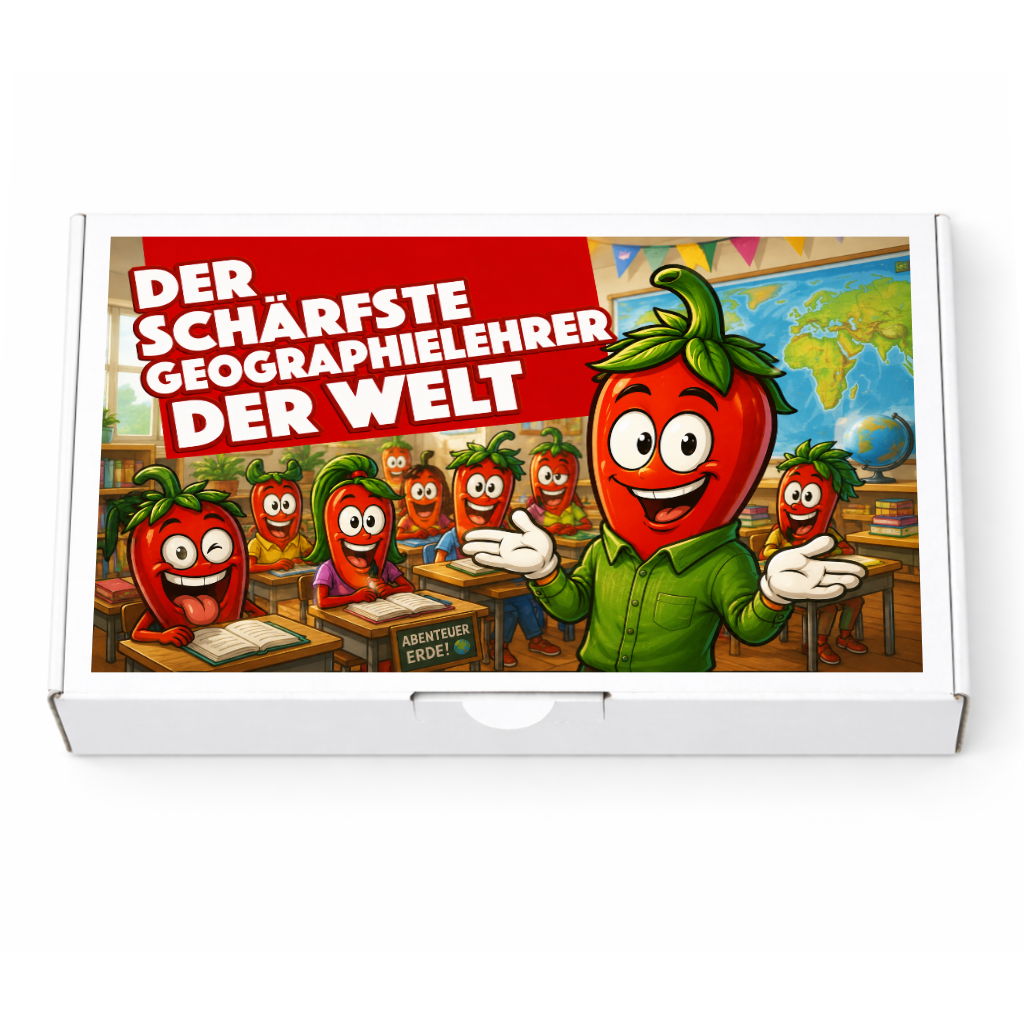 Der schärfste Geographielehrer der Welt - Ein witziges Geschenk