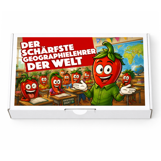 Der schärfste Geographielehrer der Welt - Ein witziges Geschenk