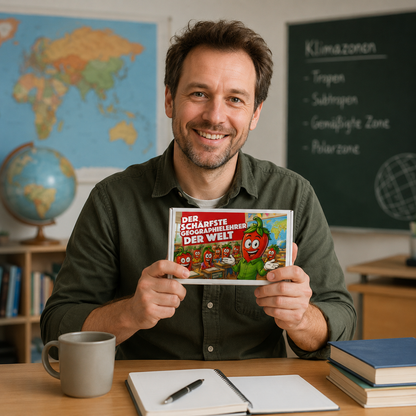 Der schärfste Geographielehrer der Welt - Ein witziges Geschenk