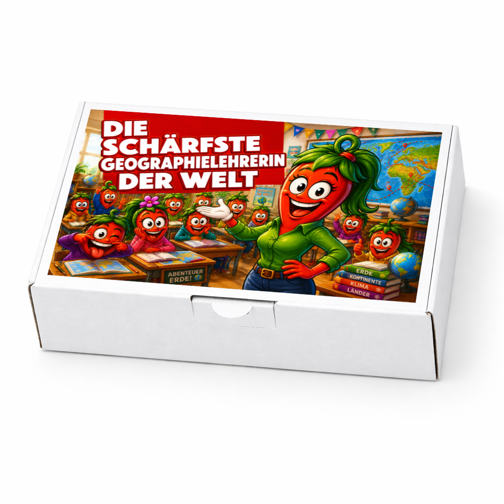 Die schärfste Geographielehrerin der Welt - Ein witziges Geschenk