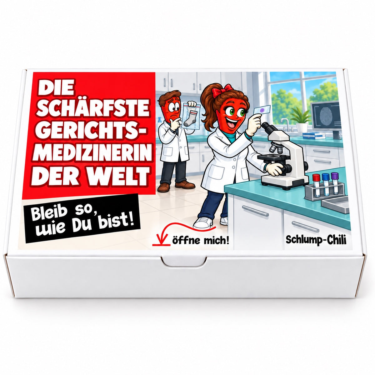 Die schärfste Gerichtsmedizinerin der Welt – Vorderansicht