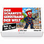 Der schärfste Gerüstbauer der Welt – Geschenkbox Vorderansicht