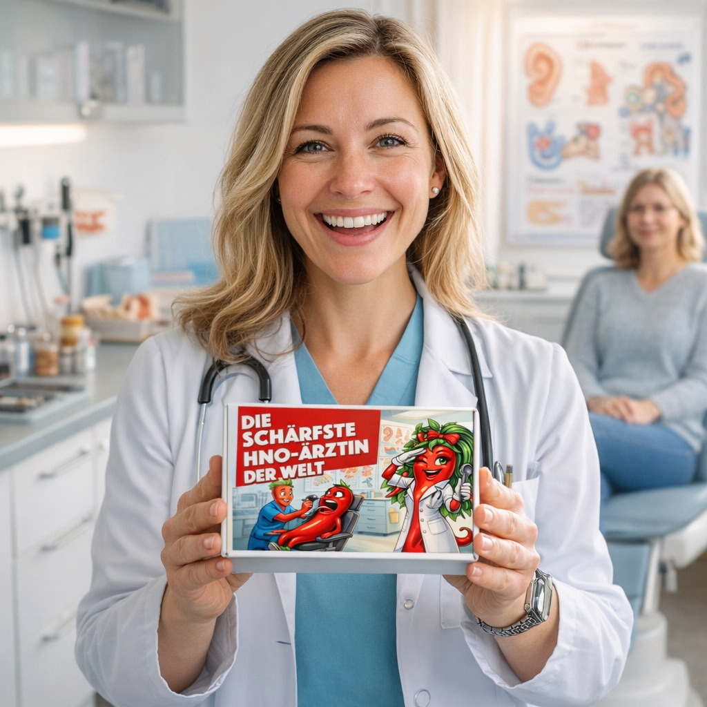 Die schärfste HNO-Ärztin der Welt - Ein witziges Geschenk!
