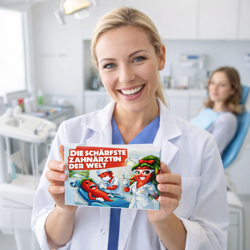 Die schärfste Zahnärztin der Welt - Ein witziges Geschenk!