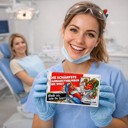 Die schärfste Zahnarzthelferin der Welt - Ein witziges Geschenk Set