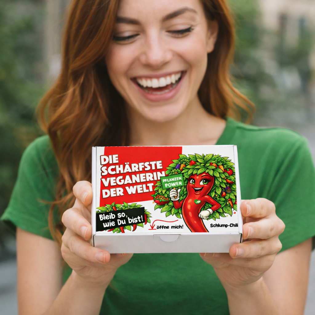 Die schärfste Veganerin der Welt - Ein witziges Geschenk!