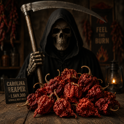 Der Sensenmann - Carolina Reaper Chils eingelegt