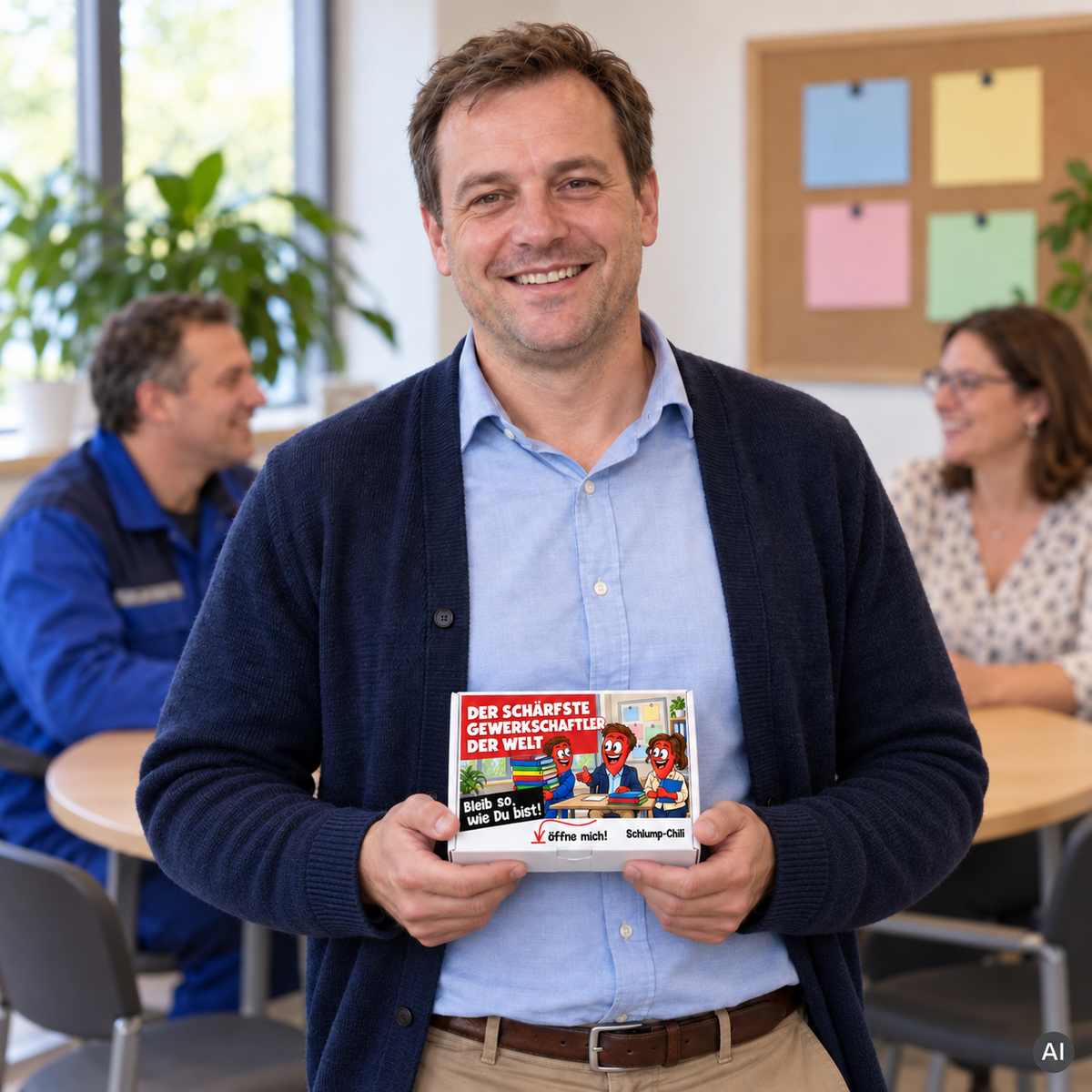 Der schärfste Gewerkschaftler der Welt – Geschenkidee (AI)
