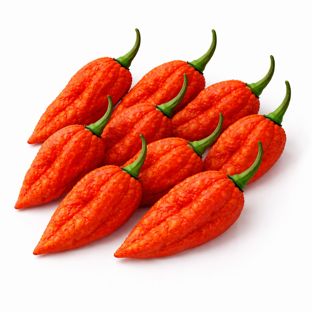 Frische Geister Chili (Naga Bhut Jokokia, extrem scharf)