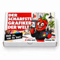 Der schärfste Grafiker der Welt – Geschenkbox Vorderansicht