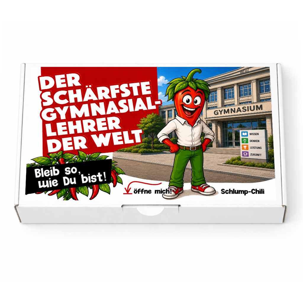 Der schärfste Gymnasiallehrer der Welt - Ein witziges Geschenk