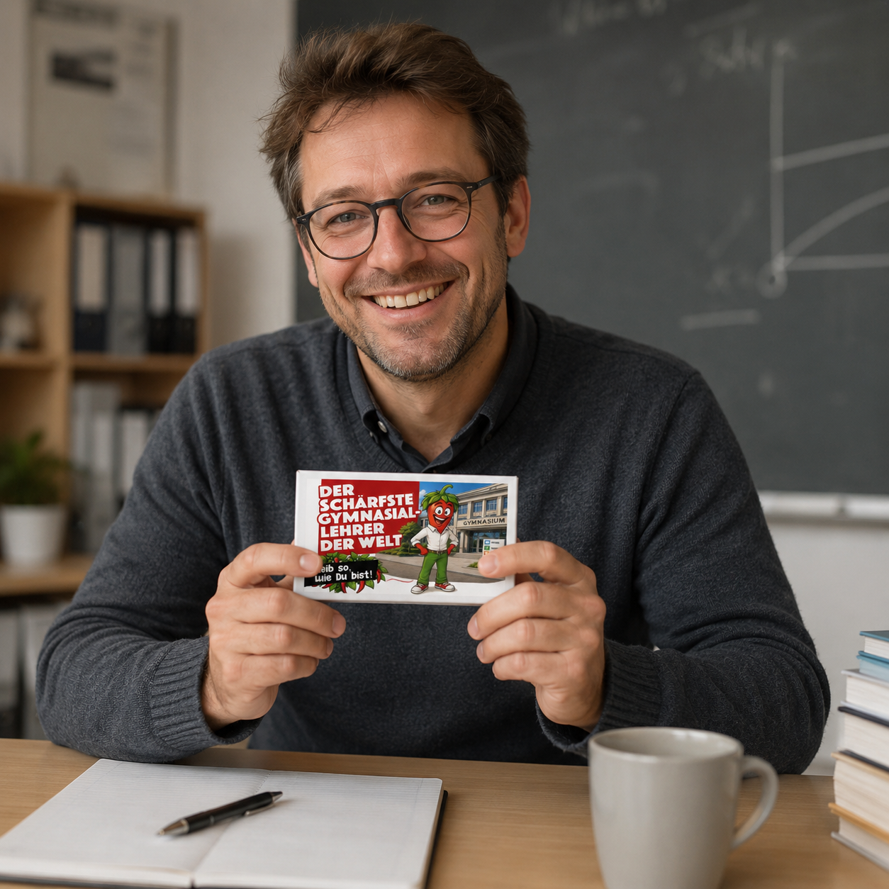 Der schärfste Gymnasiallehrer der Welt - Ein witziges Geschenk